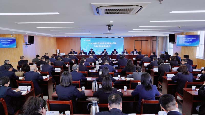 寧夏建投黨委召開落實(shí)巡視反饋問題整改推進(jìn)會(huì)