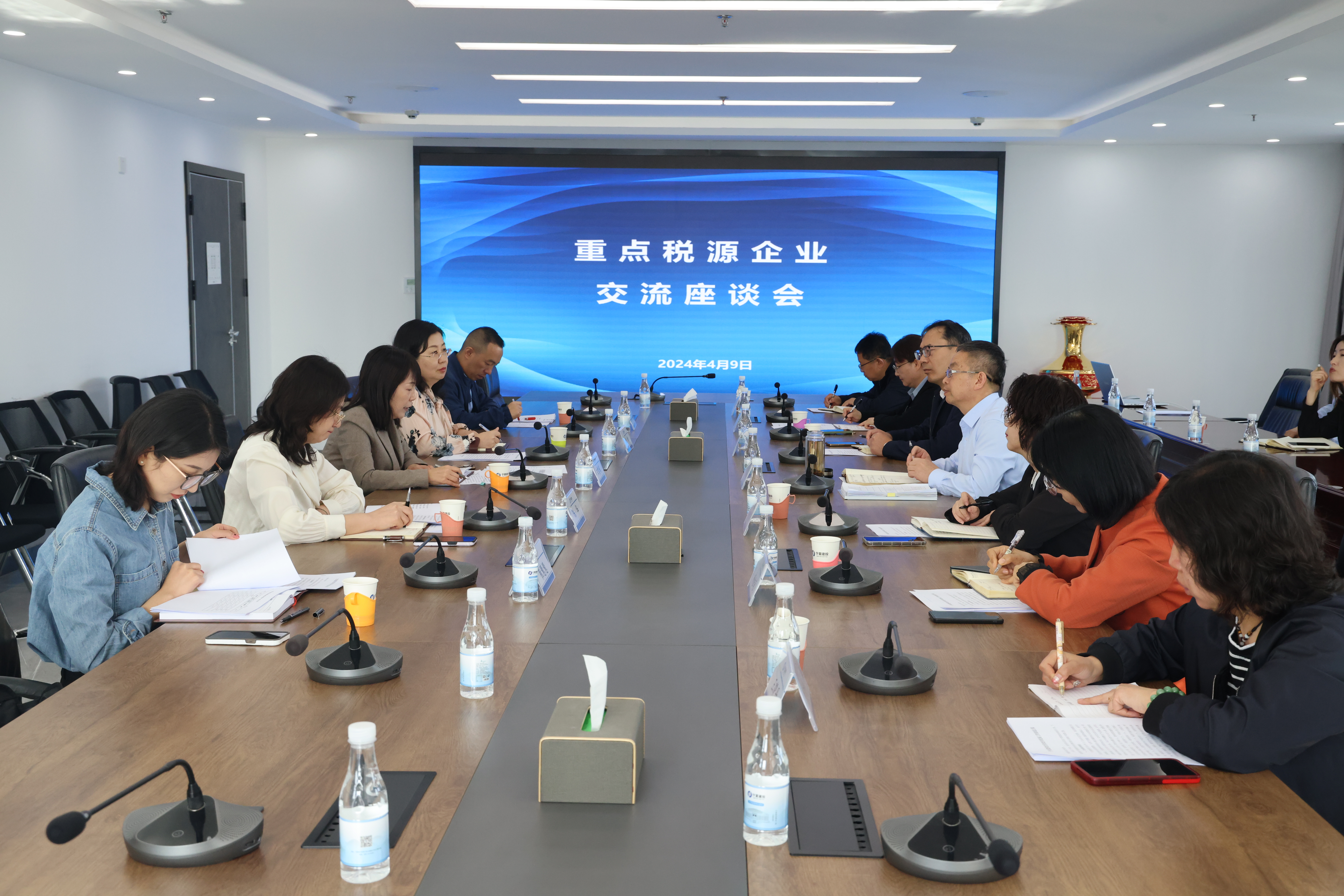 自治區(qū)重點稅源企業(yè)聯(lián)系服務(wù)領(lǐng)導小組 第五工作組到寧夏建投調(diào)研